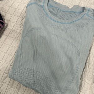 Light blue lululemon longsleeve